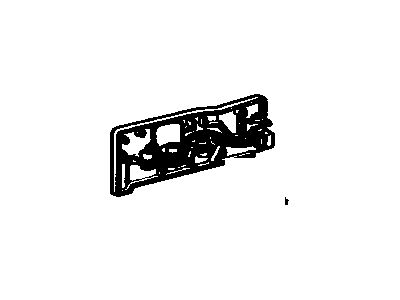 Toyota 81555-20530 Socket & Wire Sub-Assembly, Rear Lamp, Passenger Side