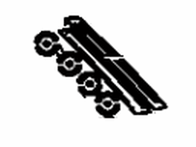 Toyota 75641-29025 Moulding, Quarter Window, Outside Front Passenger Side