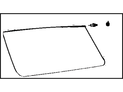 Toyota 68950-29025 Stay Assembly, Back Door, Passenger Side Toyota 68950-29025 Stay Assembly, Back Door, Passenger Side