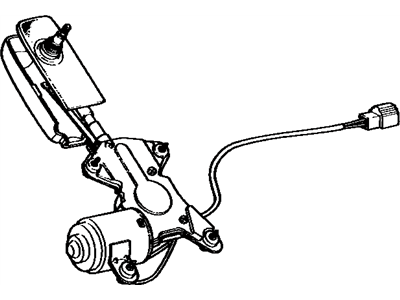 Toyota 85010-20120 Motor & Link Assembly, Rear Wiper