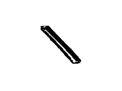 Toyota 75765-20020 Moulding, Rear Door Window Frame, Rear Passenger Side