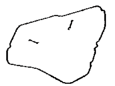 Toyota 67832-60050 Cover,  Front Door Service Hole,  LH