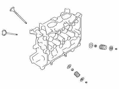 Toyota SU003-07265 Head & Valve Set,  Cylinder,  RH