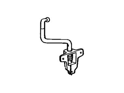 87902-90301 Toyota Support, Rear View Outside Mirror, Passenger Side Illustration 1 of 1
