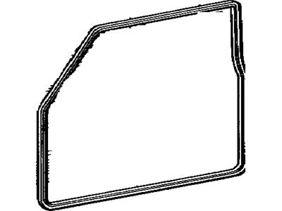 Toyota 67861-90300 Weatherstrip, Front Door, Passenger Side