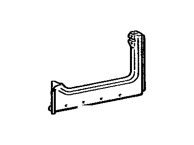 Toyota 61412-90351 Panel, Rocker, Outer Driver Side