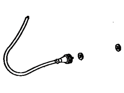 Toyota 83710-69106 Cable Assy,  Speedometer Drive,  NO.1