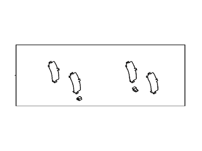 Toyota 04946-60141 Brake Pads Shim