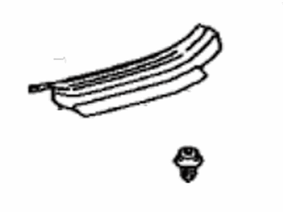 Toyota 67940-35010-C0 Plate,  Rear Door Scuff,  LH