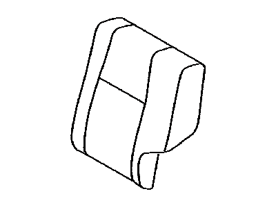 Toyota 71078-35A00-C1 Cover,  Rear Seat Back,  LH(For Separate Type)