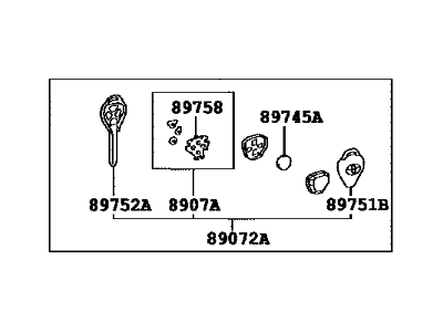 Toyota Yaris Transmitter - 89070-52G50