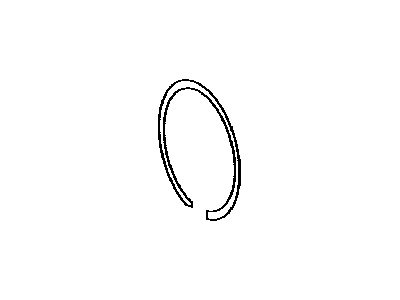 Toyota 90521-87001 Ring, Hole Snap (For 1 Way Clutch)