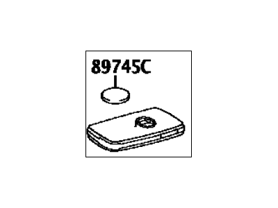 Toyota Car Key - 89904-35060