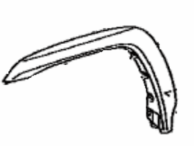 Toyota 53847-35904 Moulding Sub-Assy,  Front Fender,  RH