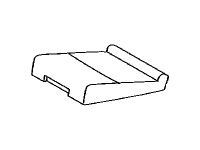 Toyota 79031-35050-E5 Cover Sub-Assy,  NO.3 Seat Cushion,  RH