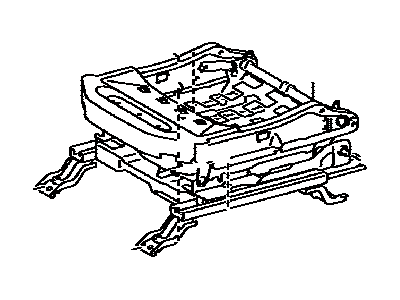 Toyota 71610-35191 Spring Assy,  Front Seat Cushion,  RH(For Separate Type)