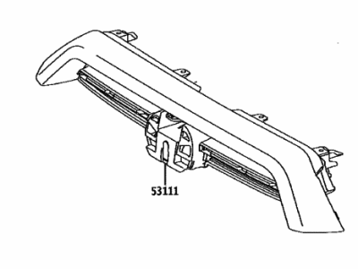 Toyota 53111-35770-F0 Grille,  Radiator
