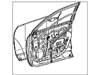 Toyota 67001-35731 Panel Sub-Assy,  Front Door,  RH