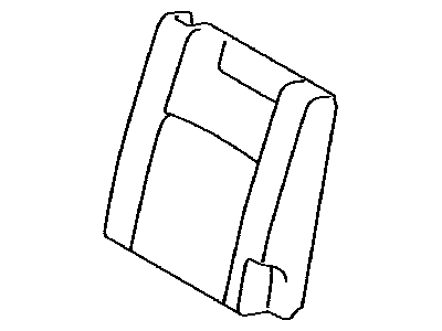 Toyota 79033-35070-C2 Cover Sub-Assy,  NO.3 Seat Back,  RH