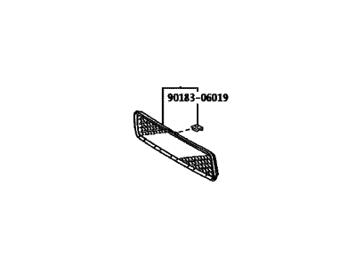 Toyota 53112-35110 Grille,  Radiator,  Lower NO.1