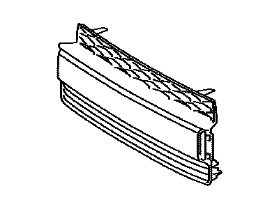 Toyota 52701-35060 Moulding Sub-Assy,  Front Bumper