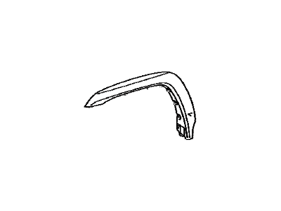 Toyota 53848-35904 Moulding Sub-Assy,  Front Fender,  LH