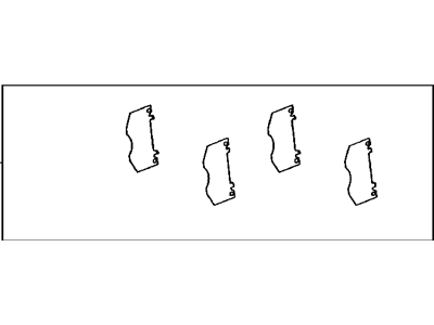 Toyota 04945-60090 Brake Pads Shim