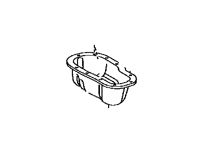 Toyota 12102-31010 Pan Sub-Assy,  Oil,  NO.2
