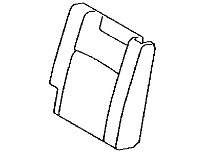 Toyota 79034-35070-C2 Cover Sub-Assy,  NO.3 Seat Back,  LH
