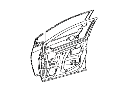 Toyota 67002-0D331 Panel Sub-Assy,  Front Door,  LH