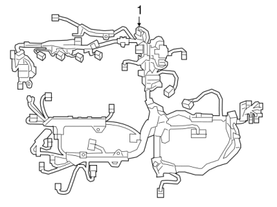 Toyota 82121-42K30 Wire,  Engine