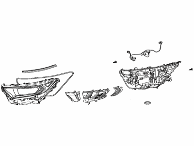 2022 Toyota RAV4 Headlight - 81170-42E80