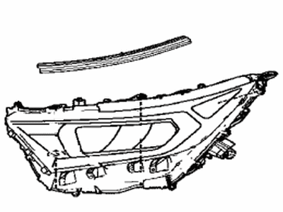Toyota RAV4 Headlight - 81170-42E70
