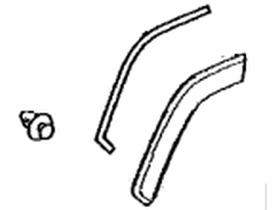 Toyota 75062-42010 Moulding Set,  Outside,  LH