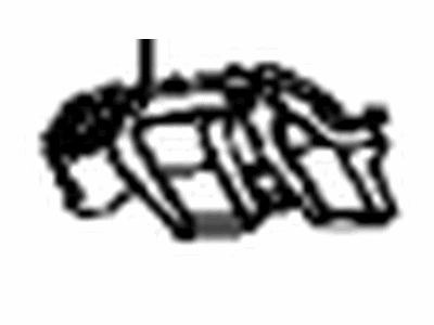 Toyota 66415-42130 Spacer, Side Rail, Rear Passenger Side
