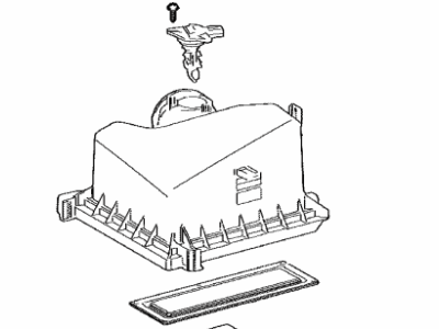 Toyota 17705-25070 Cap Sub-Assy,  Air Cleaner