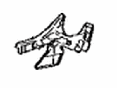 Toyota 71876-42080-C0 Cover, Reclining Adjuster, Passenger Side 71876-42080-C0 Toyota Cover, Reclining Adjuster, Passenger Side Illustration 1 of 1