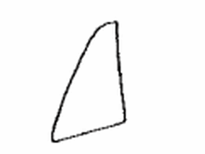 Toyota 68123-42190 Glass,  Rear Door Quarter Window,  RH