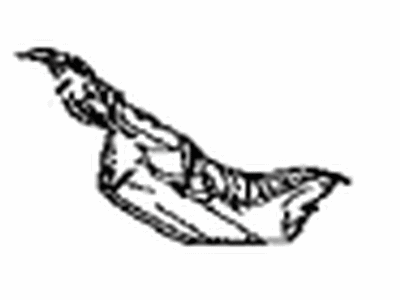 58151-42060 Toyota Insulator, Front Floor Heat Illustration 1 of 1