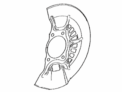 Toyota RAV4 Prime Backing Plate - 47781-42070
