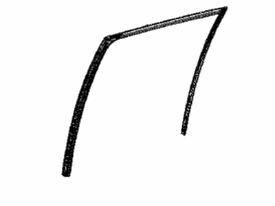 Toyota 68142-42060 Run,  Rear Door Glass,  RH