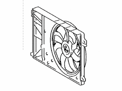 Toyota 16360-25030 Fan Assy,  W/Motor