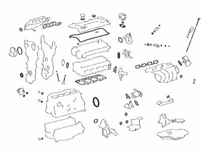 Toyota 04111-25240 Gasket Kit,  Engine Overhaul