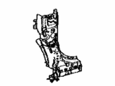 Toyota 61109-42090 Reinforce Sub-Assembly, Front Body Pillar, Lower Driver Side
