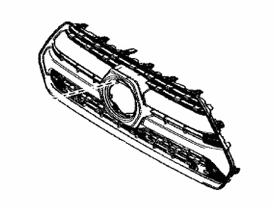 Toyota 53111-42240 Grille,  Radiator