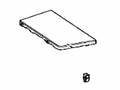 Toyota 58417-42070-C0 Board, Rear Floor