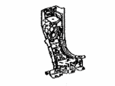 Toyota 61108-42080 Reinforce Sub-Assembly, Front Body Pillar, Lower Side