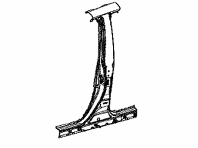 Toyota 61311-42051 Pillar,  Center Body,  Outer RH