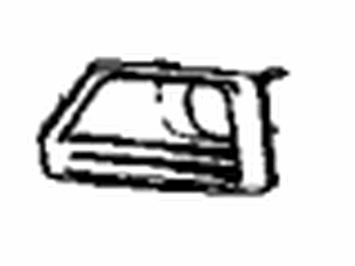 Toyota 52127-42210 Cover,  Front Bumper Hole,  RH