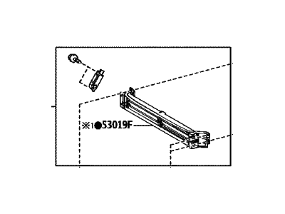 Toyota 53180-42070 Shutter Assy,  Radiator
